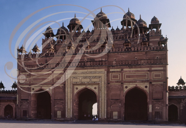 FATEHPUR SIKRI - intérieur de la sublime porte (Buland Darwaza)