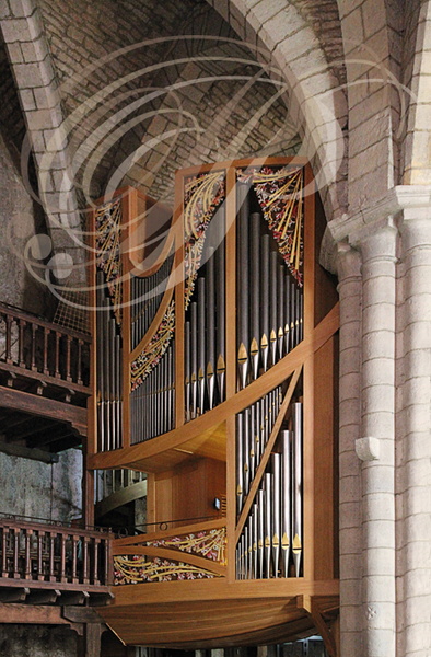 ROCAMADOUR - le sanctuaire : Basilique Saint -Sauveur - Orgues réalisées en 1212 par Jean Daldosso, facteur d'orgues de Gimont (32) 