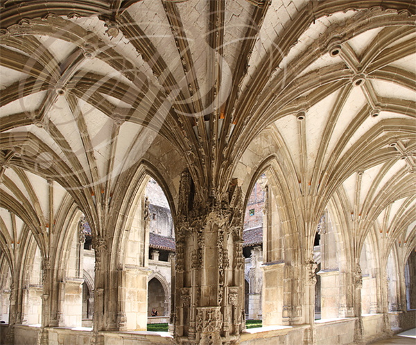 CAHORS - cathédrale Saint-Étienne : le cloître (art gothique flamboyant : entre 1493 et 1509)