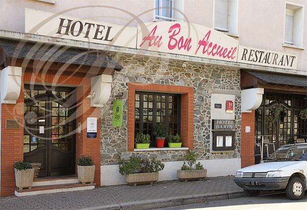 ALBAN - restaurant "AU BON ACCUEIL" : la façade